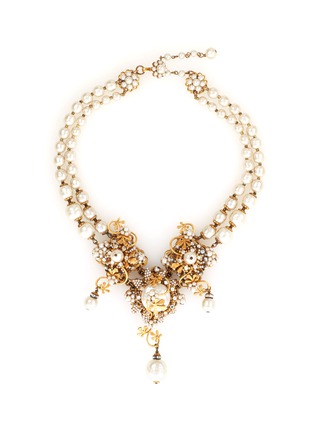 Main View - Click To Enlarge - LANE CRAWFORD VINTAGE ACCESSORIES - Miriam Haskell pearl necklace