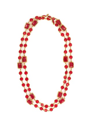 Main View - Click To Enlarge - LANE CRAWFORD VINTAGE ACCESSORIES - Chanel crystal embellished necklace