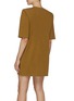 Back View - Click To Enlarge - THE FRANKIE SHOP - 'Sean' Padded Shoulder Crewneck T-shirt Dress