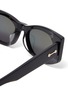 Detail View - Click To Enlarge - AKONI EYEWEAR - 'Aquila' acetate frame oval sunglasses