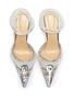 Detail View - Click To Enlarge - MACH & MACH - 'DIAMOND OF ELIZABETH' Pearl-embellished PVC pumps