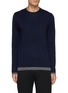 Main View - Click To Enlarge - VINCE - Double Layer Crewneck Sweater