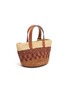 Detail View - Click To Enlarge - JW ANDERSON - Anchor charm panel raffia tote