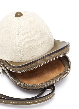 Detail View - Click To Enlarge - JW ANDERSON - Midi Cap' Canvas Leather Crossbody Bag