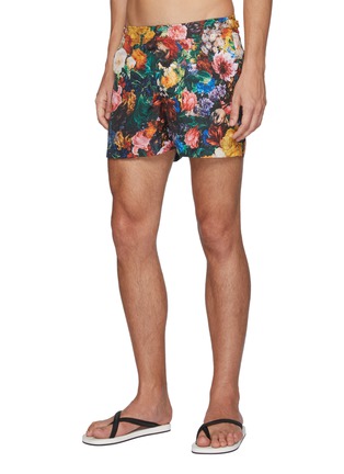 Front View - Click To Enlarge - ORLEBAR BROWN - 'Setter' floral print swim shorts
