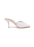 Main View - Click To Enlarge - MALONE SOULIERS - Vida' Mesh Panel Leather Heeled Mules