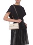 Figure View - Click To Enlarge - MÉTIER - Roma' mini leather shoulder bag