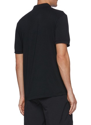 Back View - Click To Enlarge - JAMES PERSE - 'Elevated Lotus' jersey polo shirt