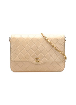 Main View - Click To Enlarge - MAIA - Chanel Timeless Diamond Quilt Leather Flap Bag