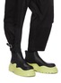BOTTEGA VENETA - 'Tire' Contrast Platform Tread Sole Ankle Chelsea Boots