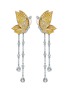 Main View - Click To Enlarge - SARAH ZHUANG - 'Dancing Butterfly' diamond 18k gold earrings
