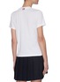 Back View - Click To Enlarge - THOM BROWNE  - Side slit cotton T-shirt