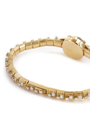  - LANE CRAWFORD VINTAGE WATCHES - Omega diamond 14k gold bracelet watch