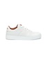 Main View - Click To Enlarge - ERMENEGILDO ZEGNA - 'Tiziano' Perforated Panel Low-top Leather Sneakers