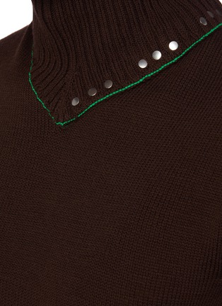 - BOTTEGA VENETA - Contrast trim turtleneck sweater