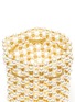Detail View - Click To Enlarge - VANINA - 'Camelia' Faux Pearl Gold-plated Accent Mini Beaded Backpack
