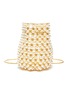 Main View - Click To Enlarge - VANINA - 'Camelia' Faux Pearl Gold-plated Accent Mini Beaded Backpack