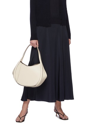 Figure View - Click To Enlarge - WANDLER - 'Lin' double strap leather tote bag