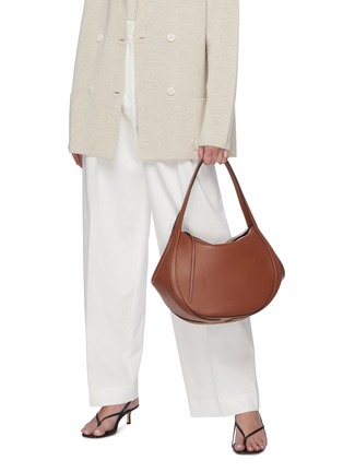Figure View - Click To Enlarge - WANDLER - 'Lin' double strap leather tote bag