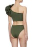 Back View - Click To Enlarge - MAYGEL CORONEL - 'Luisa' ruffled one shoulder bikini set