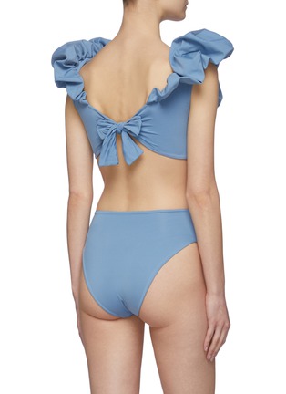 Back View - Click To Enlarge - MAYGEL CORONEL - Lucila' ruffled scoop neck bikini set