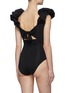 Back View - Click To Enlarge - MAYGEL CORONEL - 'Mia' ruffle cut-out back swimsuit