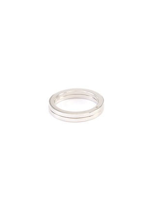 Main View - Click To Enlarge - LANE CRAWFORD VINTAGE JEWELLERY - Diamond 18k white gold band ring