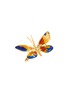 Detail View - Click To Enlarge - LANE CRAWFORD VINTAGE JEWELLERY - 18k gold enamel butterfly brooch