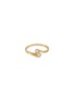 Main View - Click To Enlarge - LANE CRAWFORD VINTAGE JEWELLERY - Diamond 18k gold ring