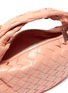 Detail View - Click To Enlarge - BOTTEGA VENETA - 'Mini BV Jodie' Knotted Handle Intrecciato Leather Clutch