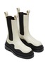 Detail View - Click To Enlarge - BOTTEGA VENETA - 'Tire' Platform Tread Sole Leather Chelsea Boots