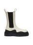 Main View - Click To Enlarge - BOTTEGA VENETA - 'Tire' Platform Tread Sole Leather Chelsea Boots