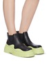 Figure View - Click To Enlarge - BOTTEGA VENETA - 'Tire' Platform Tread Sole Ankle Chelsea Boots