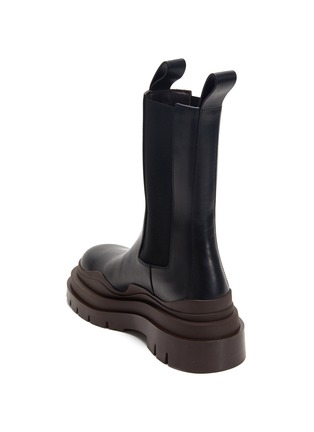 Detail View - Click To Enlarge - BOTTEGA VENETA - 'Tire' platform tread sole leather Chelsea boots