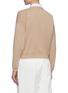 Back View - Click To Enlarge - BRUNELLO CUCINELLI - Crop wool cardigan