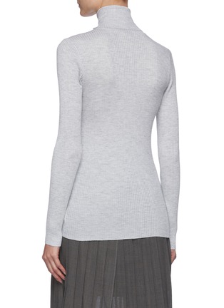 Back View - Click To Enlarge - BRUNELLO CUCINELLI - Turtleneck cashmere sweater