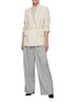 Figure View - Click To Enlarge - BRUNELLO CUCINELLI - Belted single button corduroy blazer