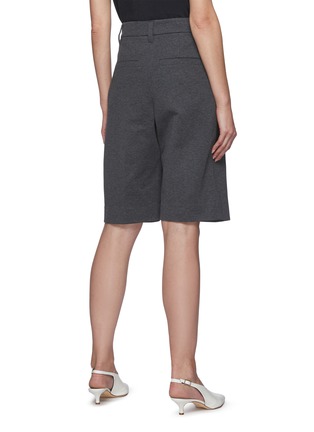 Back View - Click To Enlarge - BRUNELLO CUCINELLI - Double jersey bermuda shorts