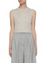 Main View - Click To Enlarge - BRUNELLO CUCINELLI - Cable knit wool tank top