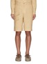Main View - Click To Enlarge - JACQUEMUS - Double Side Flap Detail Stitch Stripe Shorts