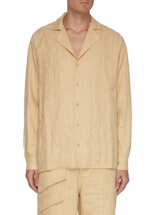 Main View - Click To Enlarge - JACQUEMUS - Stitch Stripe Shirt