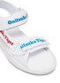 Detail View - Click To Enlarge - ONITSUKA TIGER - Ohbori' Logo Velcro Double Strap Sandals