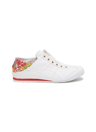 Main View - Click To Enlarge - ONITSUKA TIGER - Mexico 66 Paraty' Floral Heel Panel Slip On Canvas Sneakers
