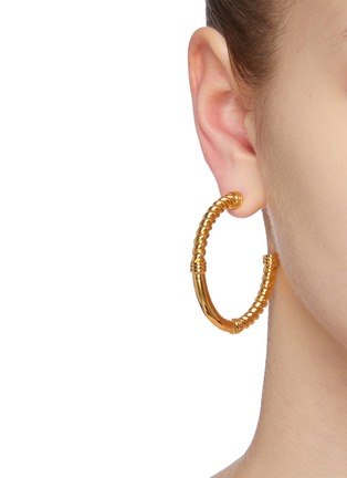 Figure View - Click To Enlarge - MISSOMA - 'Cord' medium hoops