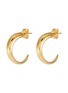 Main View - Click To Enlarge - MISSOMA - 'Claw' 18k Gold Vermeil Medium Hoop Earrings
