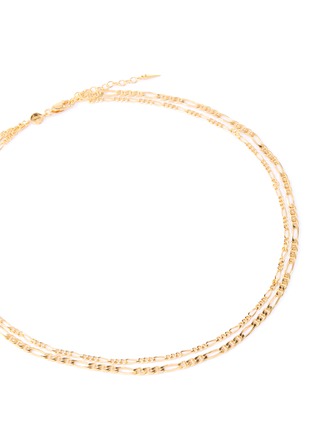 Detail View - Click To Enlarge - MISSOMA - 'Fille' double strand chain necklace