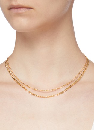 Figure View - Click To Enlarge - MISSOMA - 'Fille' double strand chain necklace