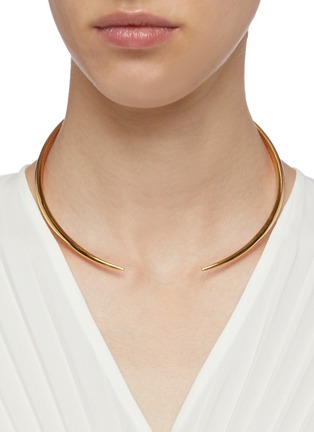 Figure View - Click To Enlarge - MISSOMA - 'Claw' 18k Gold Plated Torque Necklace