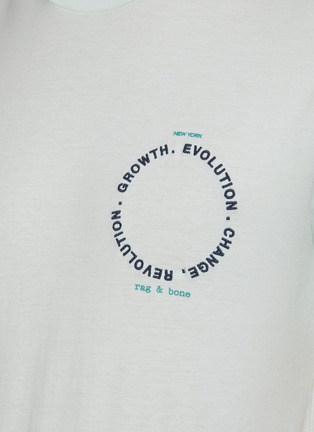  - RAG & BONE - Embroidered evolution T-shirt