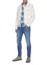 Figure View - Click To Enlarge - RAG & BONE - Fit 1 Hemp blend' ripped skinny jeans